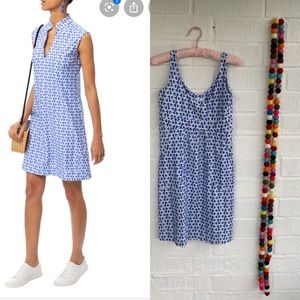 JUDE CONNALLY Periwinkle Link Printed Nylon Dress